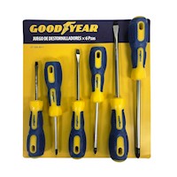 Juego de destornilladores 6 piezas Goodyear  GY-SDK-8013