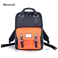 Himawari - Mochila para portátil  Buttercup de 14 "(HM188L-28) -Negro / Naranja