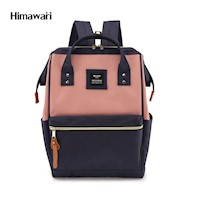 Himawari - Mochila para portátil  Holly Daze de 15 "(9001) -Navy / Cute Pink