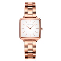 RELOJ HANNAH MARTIN CUADRADO ROSA CLASSY | SKU: HAN-30