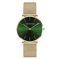 RELOJ HANNAH MARTIN GREEN GOLD | SKU: HAN-38