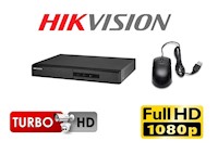 HIKVISION DVR 4 Ch Hikvision SOPORTA, HD720p , FULLHD1080p Blanco