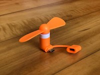 Mini-Ventilador para iphone y android - Naranja