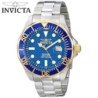 Reloj Invicta Pro Diver 12566 Fecha Acero Inoxidable Dial Azul