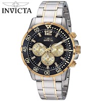 Reloj Invicta Specialty 23666 Cronometro Acero Inoxidable Plateado Dorado