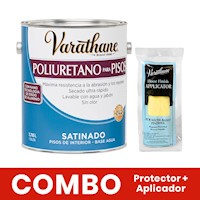 Protector Para Pisos Satinado Varathane 3.785L + Aplicador
