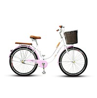 Jafi - Bicicleta Vintage Skura De Paseo Mujer Aro 26 S/C