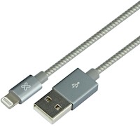 Klip Xtreme Cable Lightning® MFI a USB 3.0 de 0.5 metros Gris - KAC-001GR