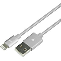 Cable Klip Xtreme Lightning a USB 3.0 de 1 metro Plata - KAC-010SV