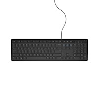 DELL Teclado Multimedia con Cable, Español, Color Negro - KB216