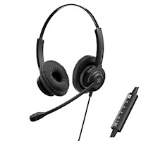 Klip Xtreme VoxPro-S - Auriculares estéreo para empresas interfaz USB - KCH-911