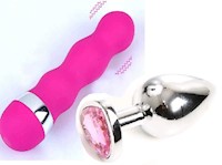 Kit 2 productos - Vibrador y Plug anal