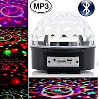 Parlante Mp3 Con Bluetooth Y  Luces Disco/Sicodélicas Audioritmico - Multicolor