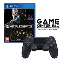 Sony - Mando DualShock 4 - Color Negro Y Mortal Kombat XL