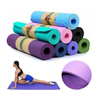 Colchoneta Tapete Mat para Yoga Pilates Ejercicios - 5 mm