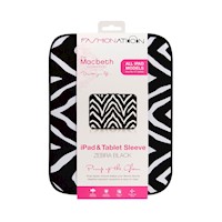 Funda para Tablet 10" sleeve black zebra