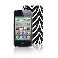 CARCASA IPHONE 4/4S PC BLACK ZEBRA