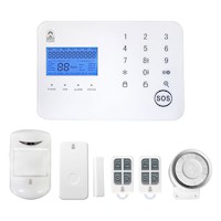 HOUSE SAFE KIT ALARMA C/ SENSOR+CONTROL REM+SIR