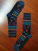 MATCH SOCKS CALCETIN MODELO 026 SPACE INVADERS