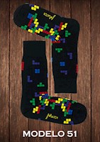 MATCH SOCKS CALCETIN MODELO 051 TETRIS