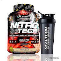 Proteína Muscletech Nitro Tech Performance 4 Lb Vainilla + Shaker