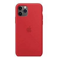 Case Funda Silicon para IPHONE 11 PRO MAX - Rojo