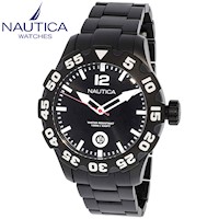 Reloj Nautica BFD 100 N20095G Analógico Fecha Acero Inoxidable Negro