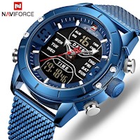 RELOJ NAVIFORCE - ACERO AZUL - SKU: NAV-10