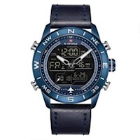 RELOJ NAVIFORCE -  CUERO ELEGANTE AZUL - SKU: NAV-54