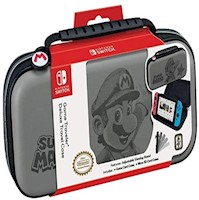 Nintendo Switch Game Traveler Deluxe Travel Case Super Mario Gris