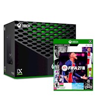 Nueva Consola Xbox Serie X Negro 1TB + Fifa 21