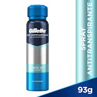 Gillette Spray Antitranspirante Artic Ice 93g
