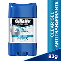 Gillette Gel Antitranspirante Clear Cool Wave 82g