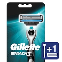 Gillette Mach3 Máquina para Afeitar Recargable + Cartucho