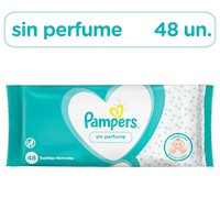 Pampers Toallitas Húmedas Sin Perfume 48 unidades