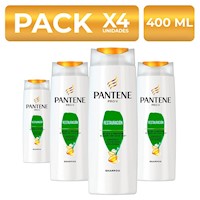 Pantene Shampoo Pro-V Restauración 400ml PackX4