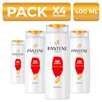 Pantene Shampoo Pro-V Rizos Definidos 400ml PackX4