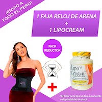PACK Faja Reloj de Arena 4 Velcros Reduce Medidas Más Lipocream