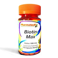 Biotin Max 1,000 mcg Softgels x 120 tabletas blandas