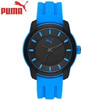 Reloj Puma P6005 Analógico Correa de Silicona Turquesa