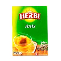 Infusiones Anís HERBI Caja 100 un