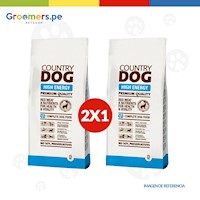 Comida para Perros - COMBO COUNTRY DOG High Energy 15 Kg (2 x 1)