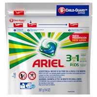 Detergente Ariel Power Pods 3en1 16 Cápsulas 397g