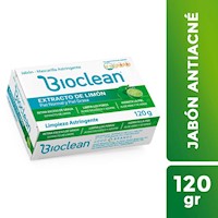 Bioclean Jabón Antiacné Extracto de Limón Barra 120g