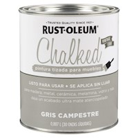 Rust-Oleum Pintura Brochable Chalked Gris Campestre 0,887L