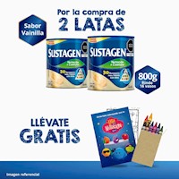 Sustagen®: Regalos por la compra de 2 latas de Sustagen Vainilla 400 gr