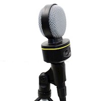 Microfono Condensador Andowl Profesional Con Tripode 3.5mm