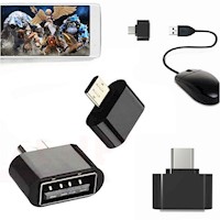 Convertidor Adaptador Otg Micro Usb Macho A Usb 2.0 Hembra