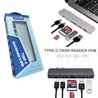 6 in 1 tipo C a USB 3.0 + TF Micro SD Lector de tarjetas hub adaptador