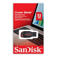 SANDISK - USB PENDRIVE FLASH CRUZER BLADE  32 GB